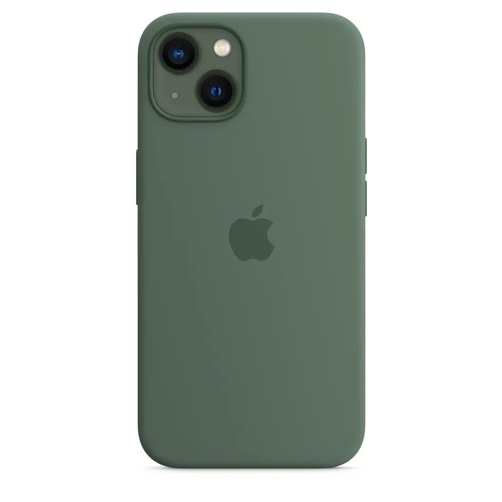 Чохол Silicone Case з MagSafe для Apple iPhone 13 (6.1) (Eucalyptus) ААА [69875] - фото 6