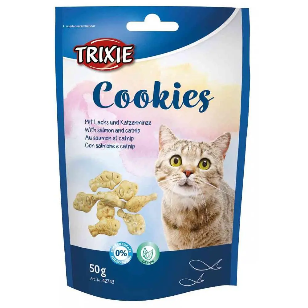 Ласощі для котів Trixie Cookies 50 г (лосось) - фото 4