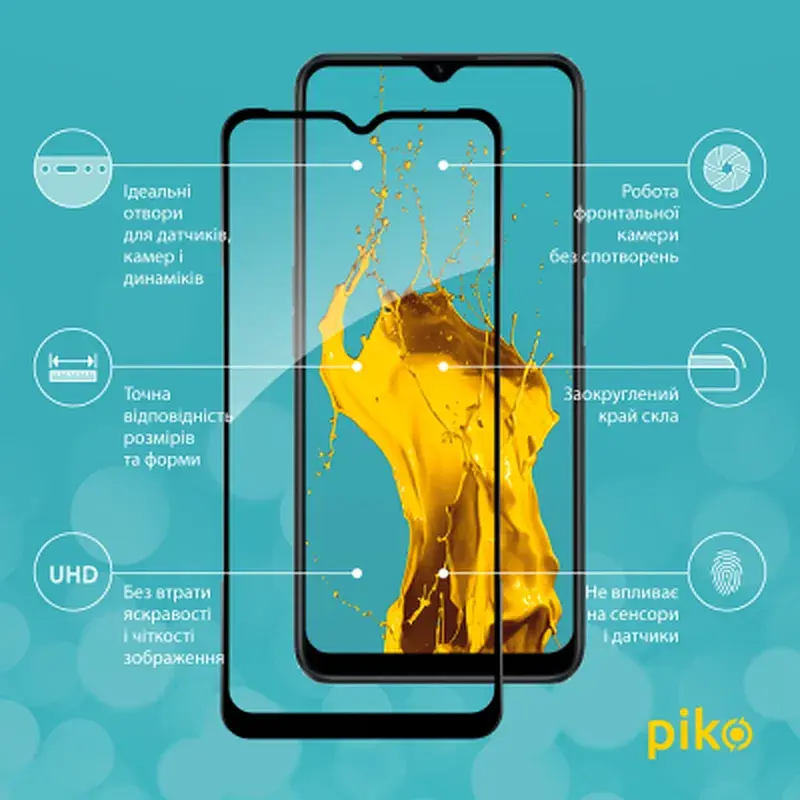 Скло захисне Piko Full Glue RealMe C31 (1283126540769) - фото 2