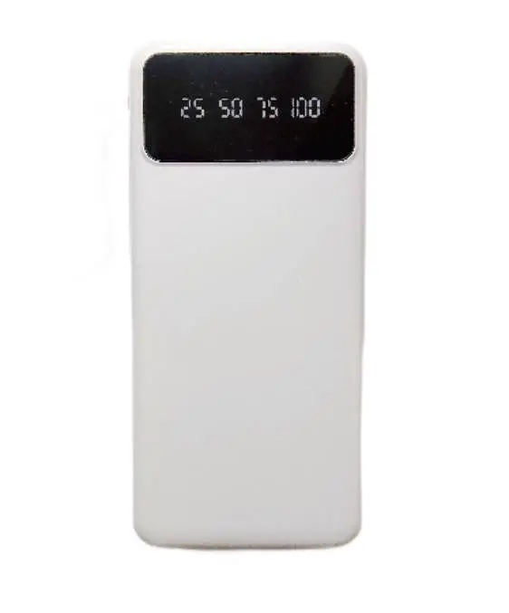 Power Bank Smart 20000 mAh павербанк з екраном LVR 015 White (17553-hbr)