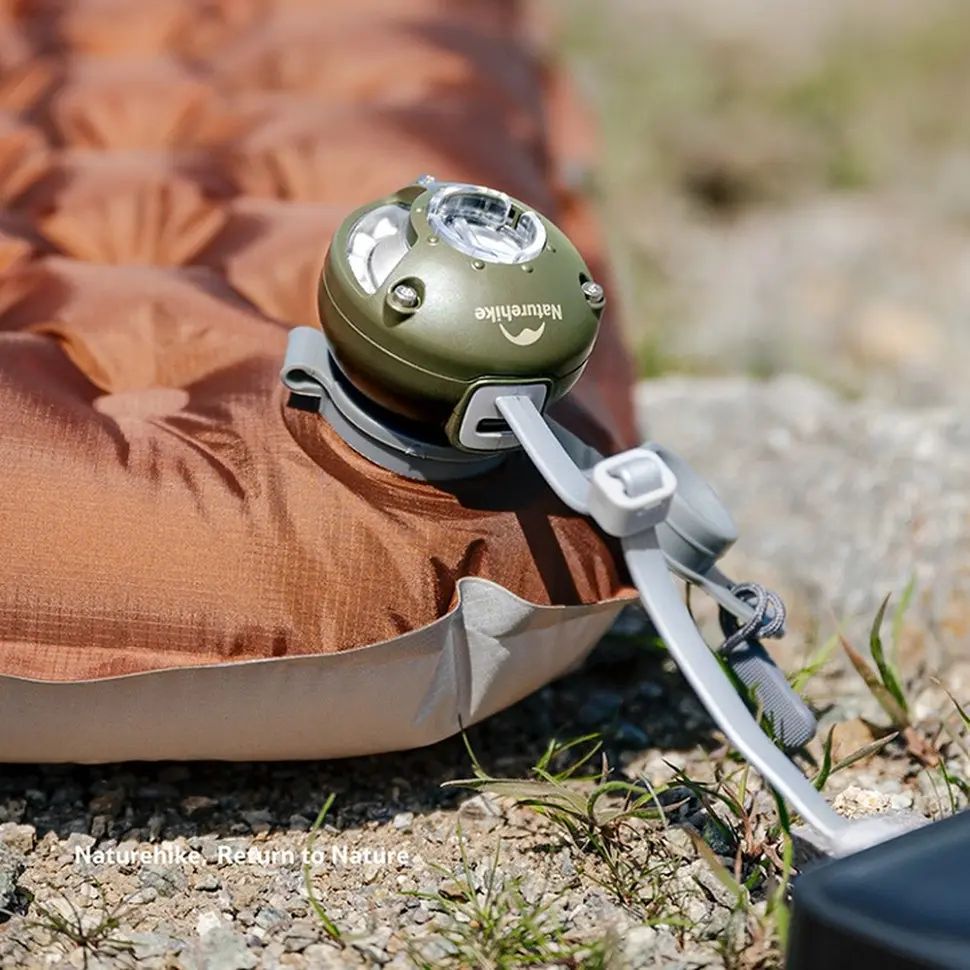 Насос повітряний ультралегкий Naturehike Wind-nano CNK2650ZM012, зелений - фото 3