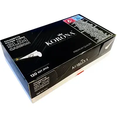 Гильзы для сигарет Korona Slim Carbon 120 - фото 2