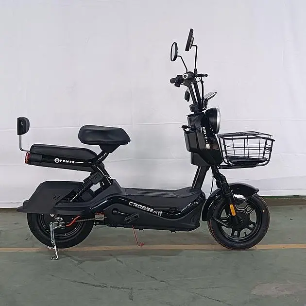 Электроскутер Двухместный Crosser CR1 (800W, 60V, 24ah графеновый АБК) Черный - фото 2