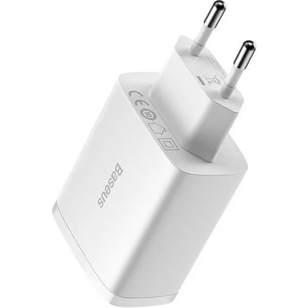 Зарядний пристрій Baseus Compact Charger 3U 17W White (CCXJ020102) - фото 4