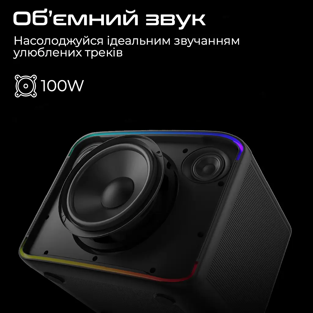 Акустична система HiFuture Event Horizon 100W Black (event horizon.black) - фото 2