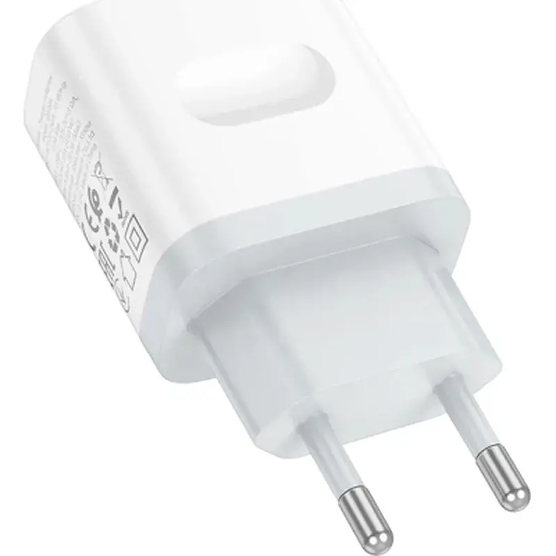 Зарядний пристрій BOROFONE BA99A USB-C PD20W white (6941991121357) - фото 6