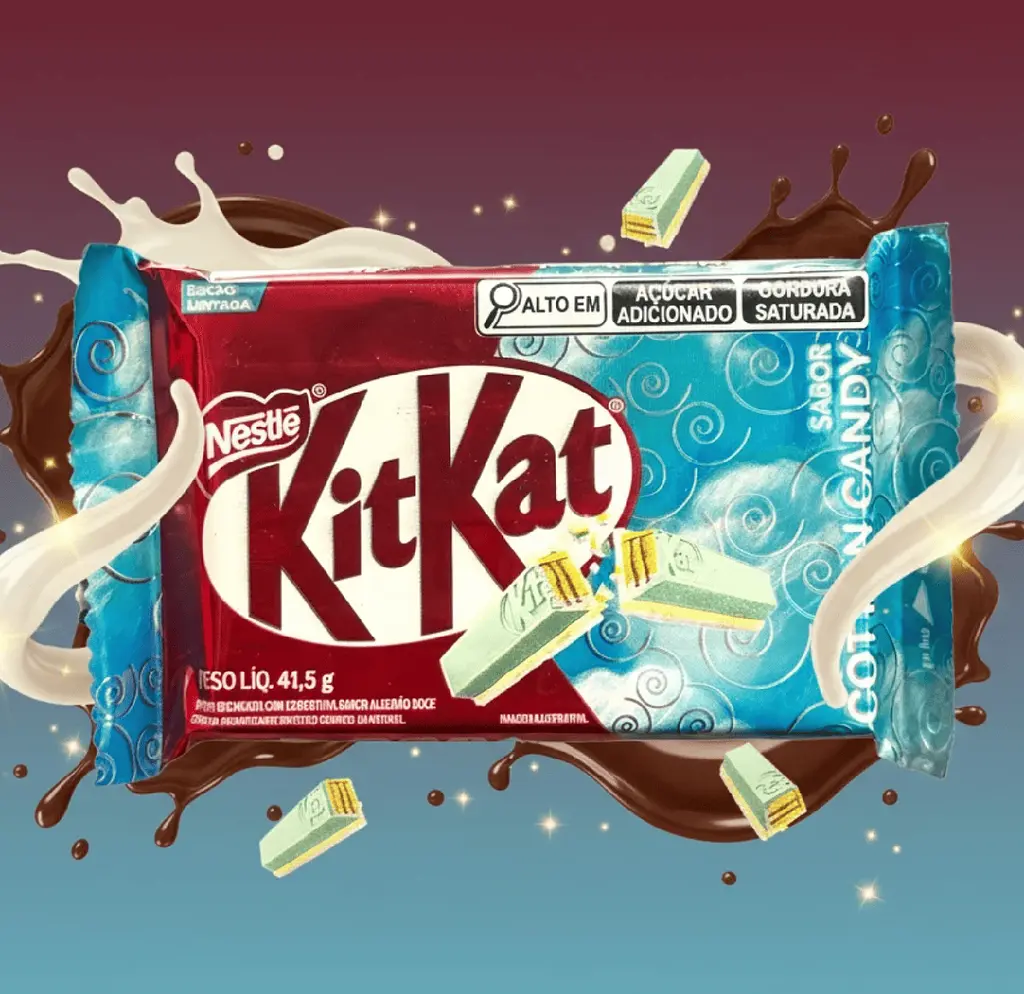 Шоколадний батончик Nestle Kit Kat Cotton Candy Flavour 41.5 г - фото 3