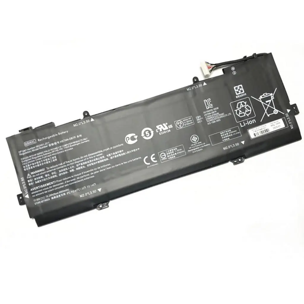Акумулятор до ноутбука HP Spectre x360 15-BL KB06XL, 6700mAh (79.2Wh), 3cell, 11.55V, (A47636) - фото 2