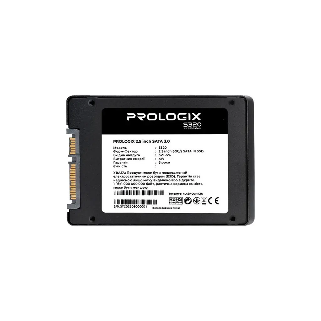 Накопичувач SSD 2.5" 960GB Prologix (PRO960GS320) - фото 3