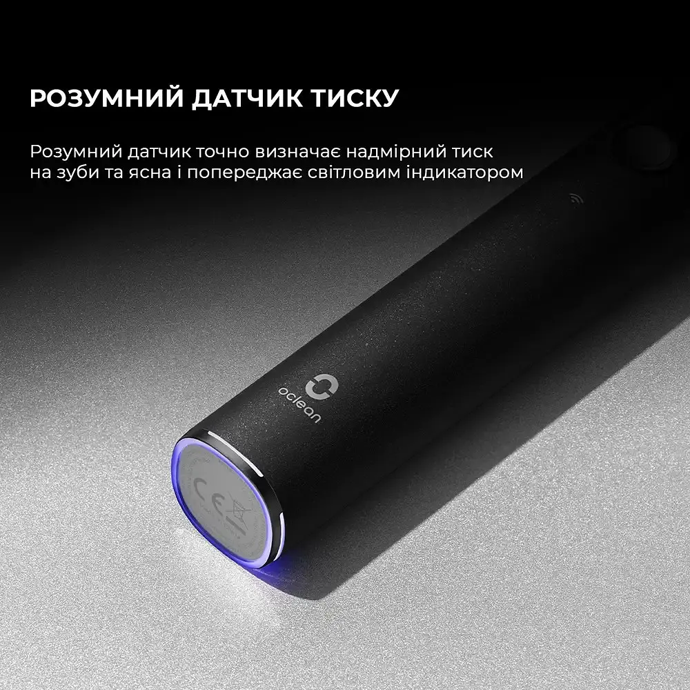 Розумна зубна електрощітка Oclean X Ultra 20 Electric Toothbrush Black (6970810557121) - фото 8