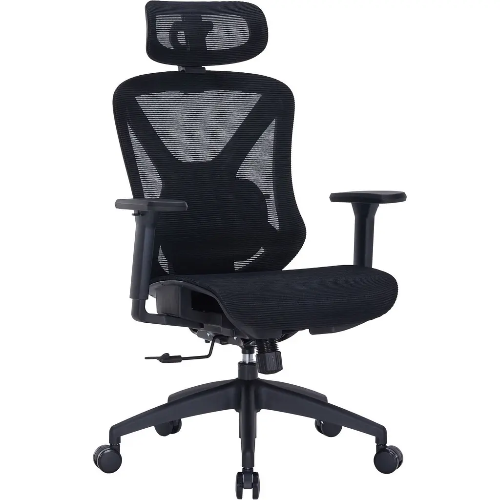 Офісне крісло Officepro Atlas OC630-B-B-B Black [148898] - фото 3