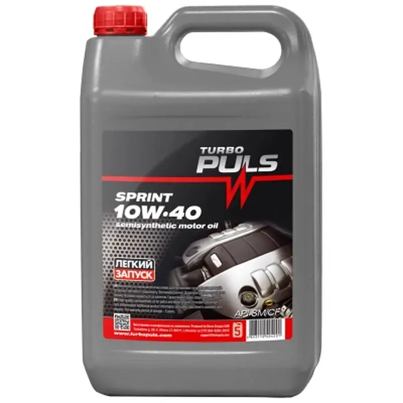 Моторна олива TURBO PULS Sprint 10W-40, 4,5л (75390)
