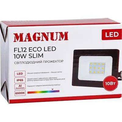 Прожектор Magnum FL12 ECO LED 10Вт slim 6500К IP65 (90018080) - фото 5