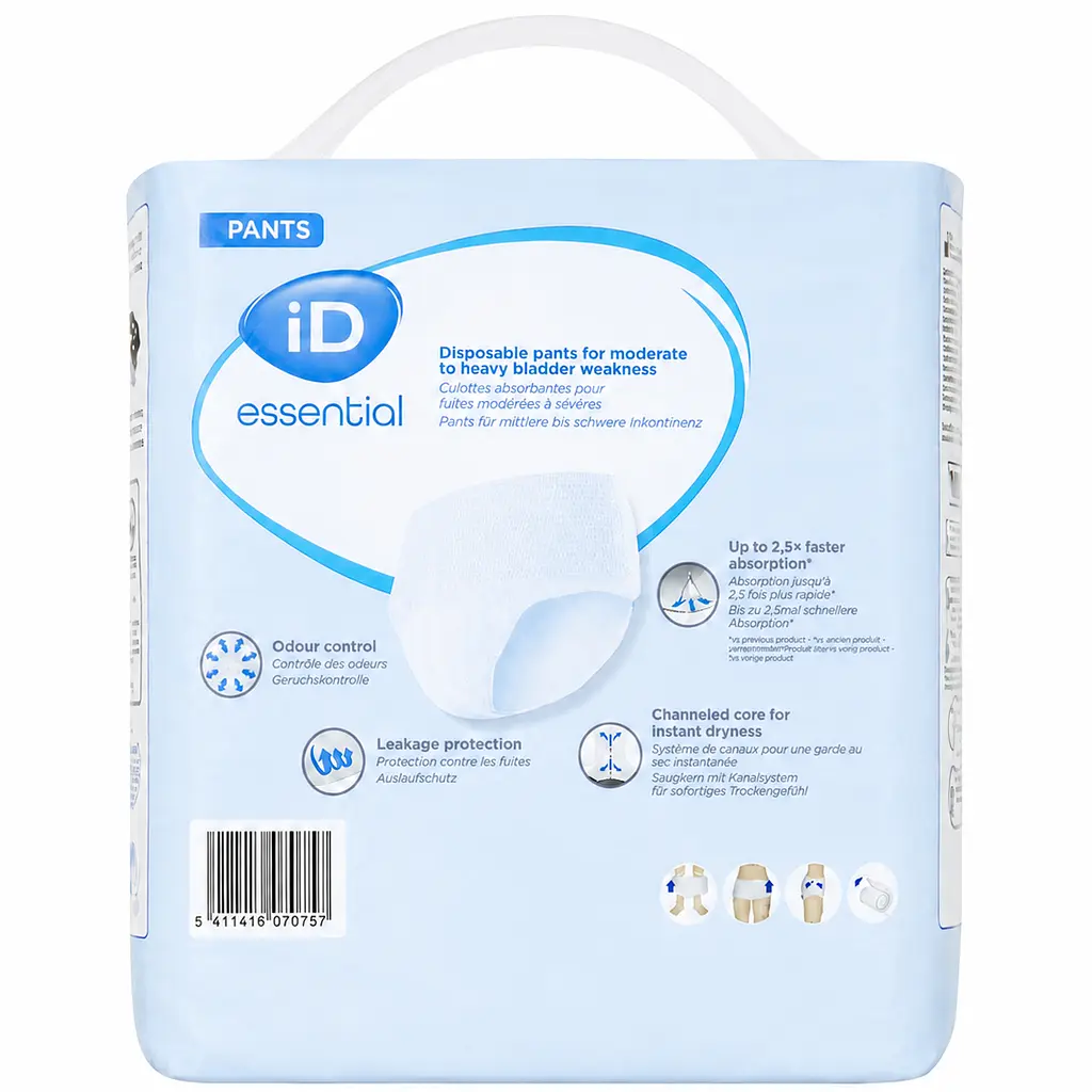 Підгузники-труси для дорослих iD Essential Extra Plus M 10 шт. - фото 2