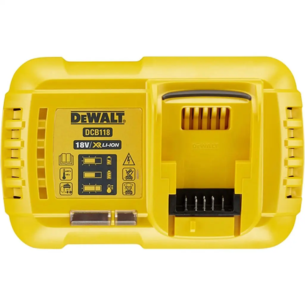 Зарядний пристрій для акумуляторів інструменту DeWALT 18 В, 54 В,8 А, 0.65 кг (DCB118) - фото 2