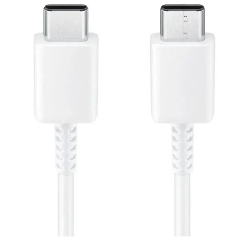 Кабель Samsung USB Type-C - USB Type-C (M/M), 1 м, White (EP-DA705BWRGRU) OEM - фото 2