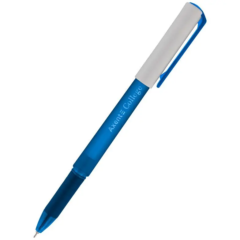 Набір гелевих ручок Axent College синій 12 шт. (AG1075-02-A) - фото 2