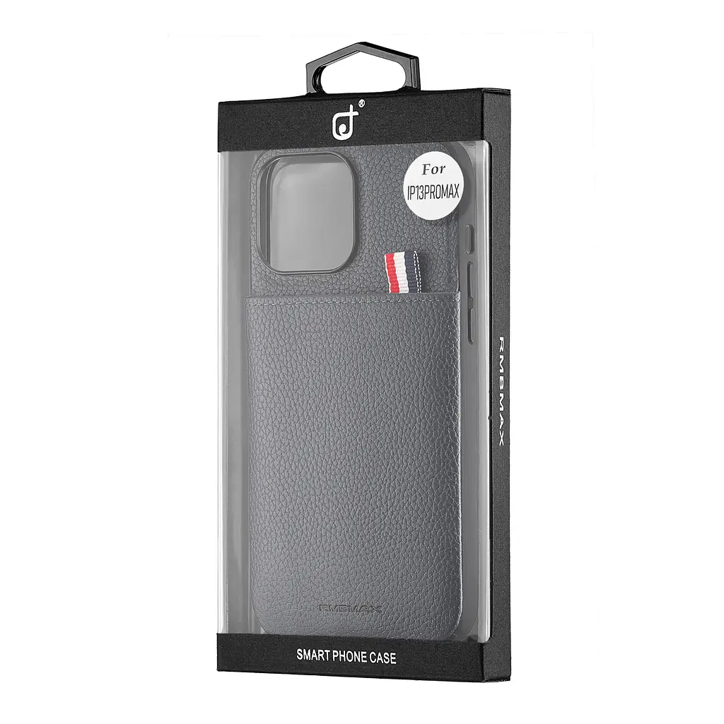 Чохол Jinduka Leather Pocket iPhone 13 Pro Max Black - фото 2