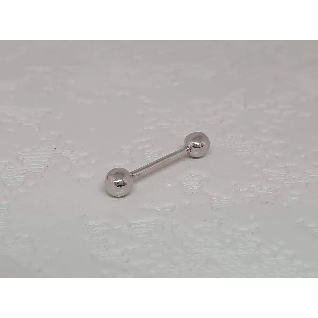 Серебряная серьга для пирсинга Umax универсальная. 7036U - фото 2