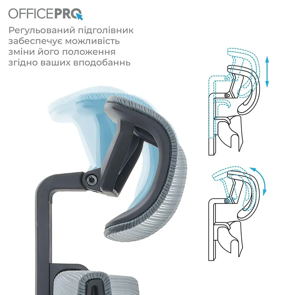 Офісне крісло OfficePro Elegant OC660-B-DG-DG (OC660-B-DG-DG) - фото 15
