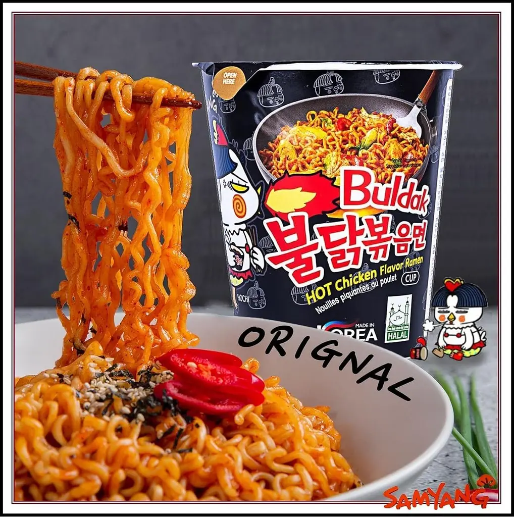 Локшина швидкого приготування Samyang Buldak Hot Chicken Noodle 70г - фото 2