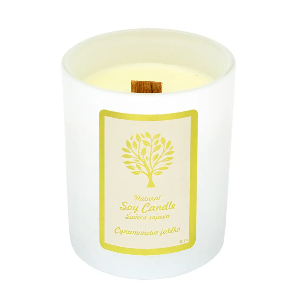 Свеча Aurora Natural Soy Candle яблоко с корицей 150 г - фото 5