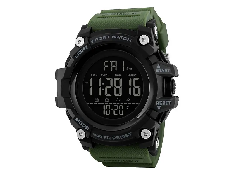 Чоловічий наручний годинник 1384 Black-Military Wrisband Skmei acs0030782 - фото 2