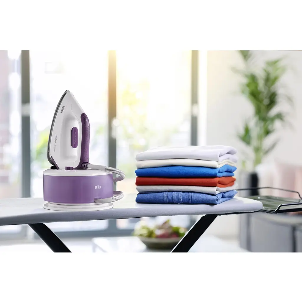 Гладильная система Braun CareStyle Compact IS 2144 VI бело-сиреневая - фото 7