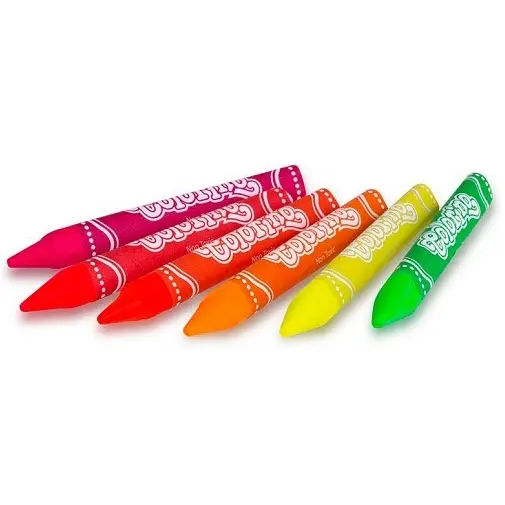 Воскові олівці Colorino Neon Jumbo 6 кольорів (92050PTR) - фото 3