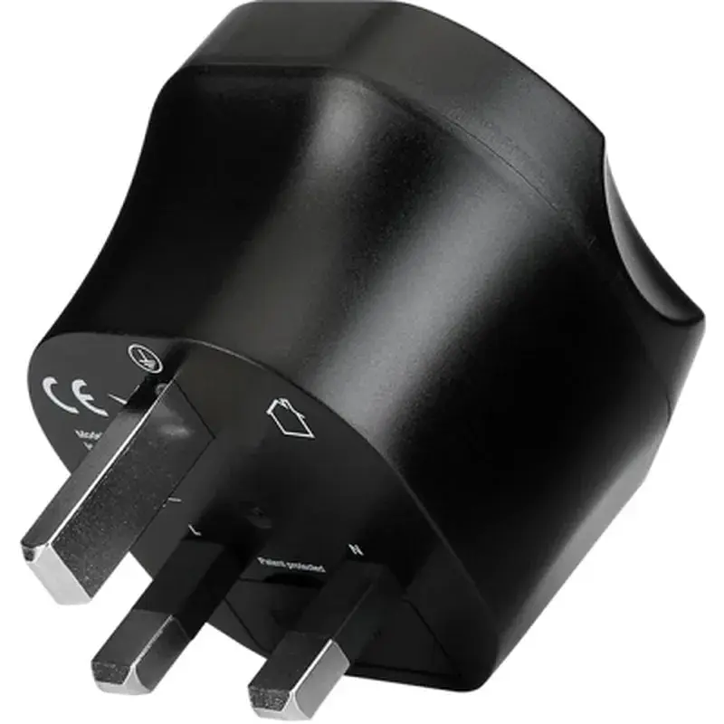 Перехідник EU to UK 220V black Essager (ECTZH-YCC01-Z) - фото 2