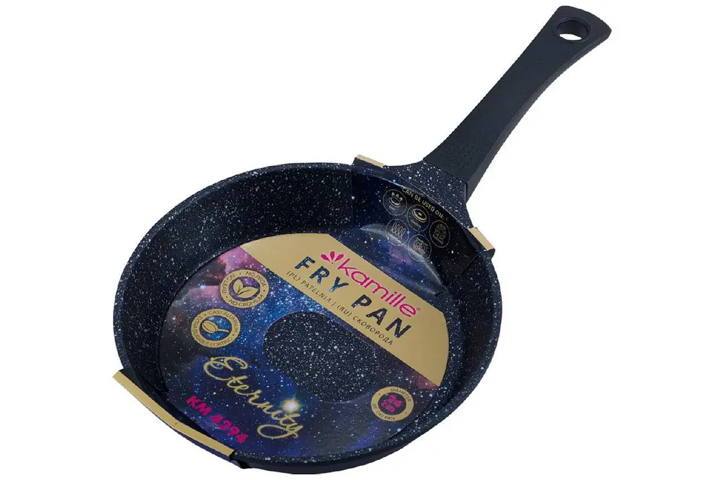 Сковорода антипригарна Kamille 24 см Eternity алюміній - фото 3