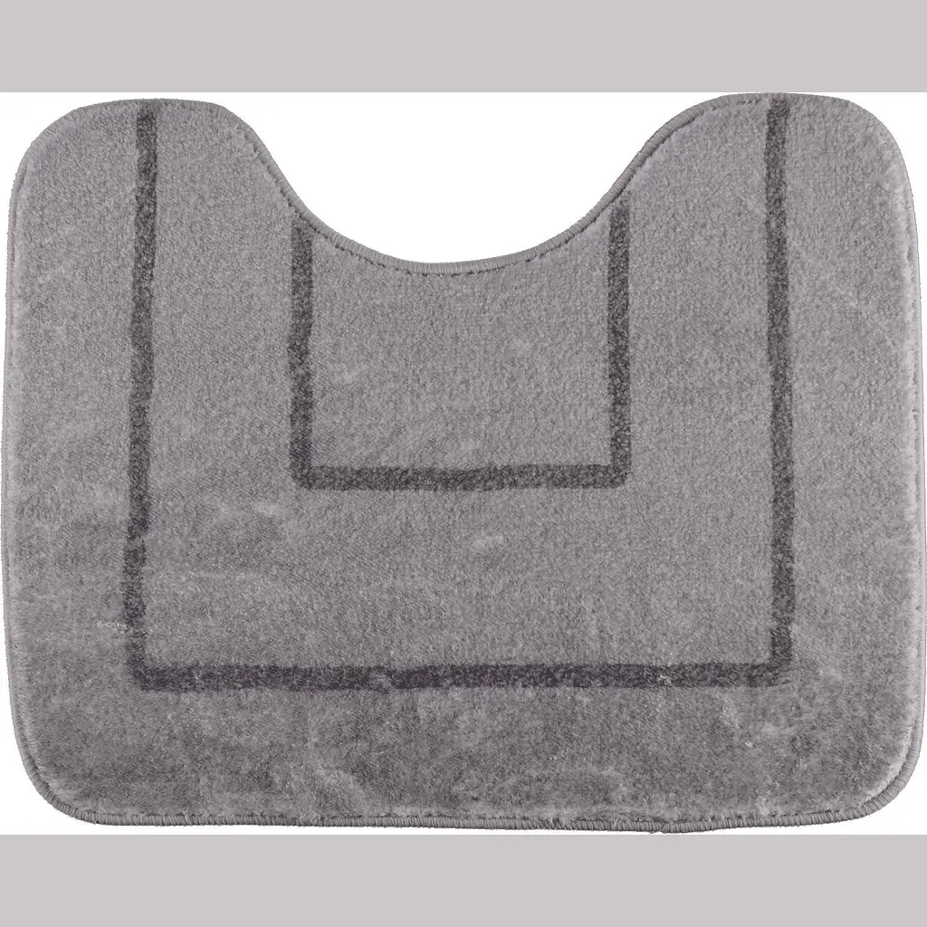 Набір килимків для ванної та туалету Soho Gray (tex mat 50*40, 50*80 см Gray) - фото 3