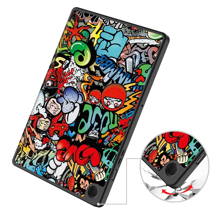 Чохол-книжка BeCover Flexible TPU Mate для Samsung Galaxy Tab A9 Plus SM-X210/SM-X215/SM-X216 11.0" Graffiti (710348) - фото 3