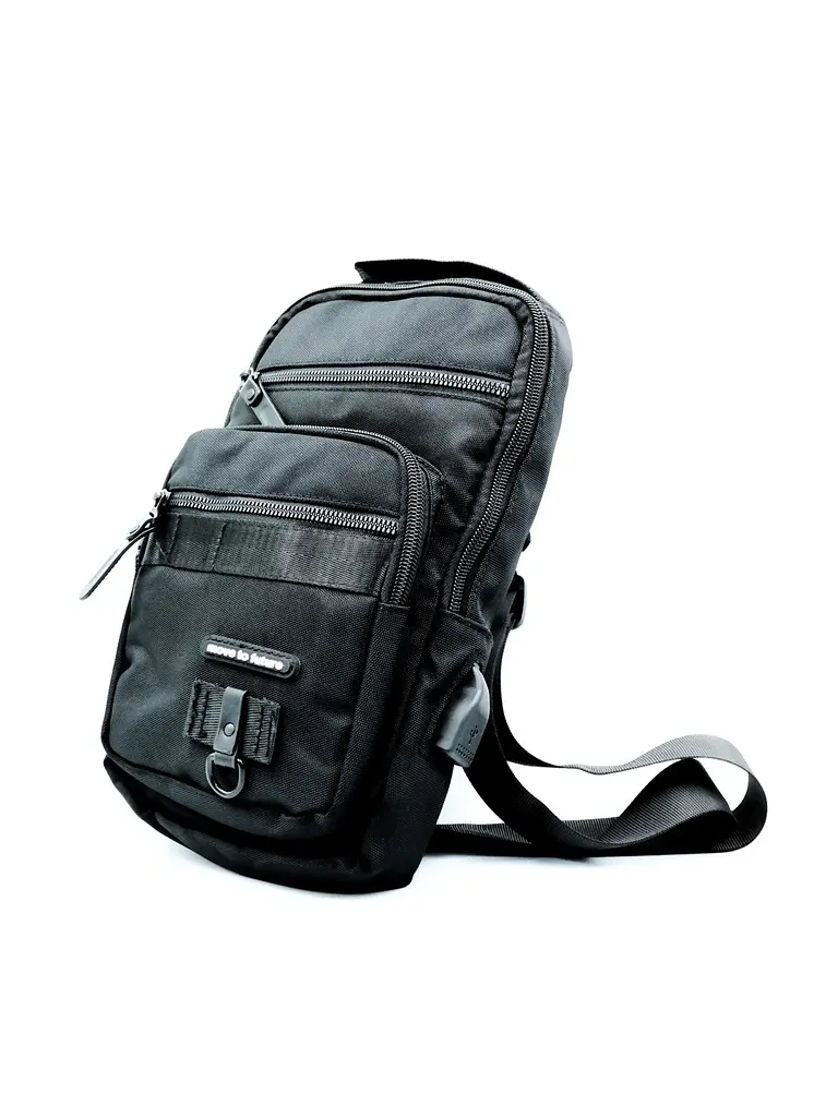 Сумка-слінг 29 x 18 x 9 см Weatro Чорна ssch-kit-0069 (ssch-kit-0069) - фото 2