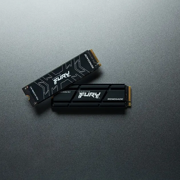 Накопичувач SSD 4TB Kingston Fury Renegade with Heatsink M.2 2280 PCIe 4.0 x4 NVMe 3D TLC (SFYRDK/4000G) - фото 6