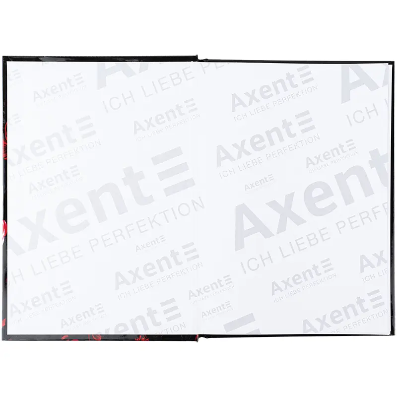 Книга записна Axent Red fleur А5 в клітинку 96 аркушів (8459-3-A) - фото 2