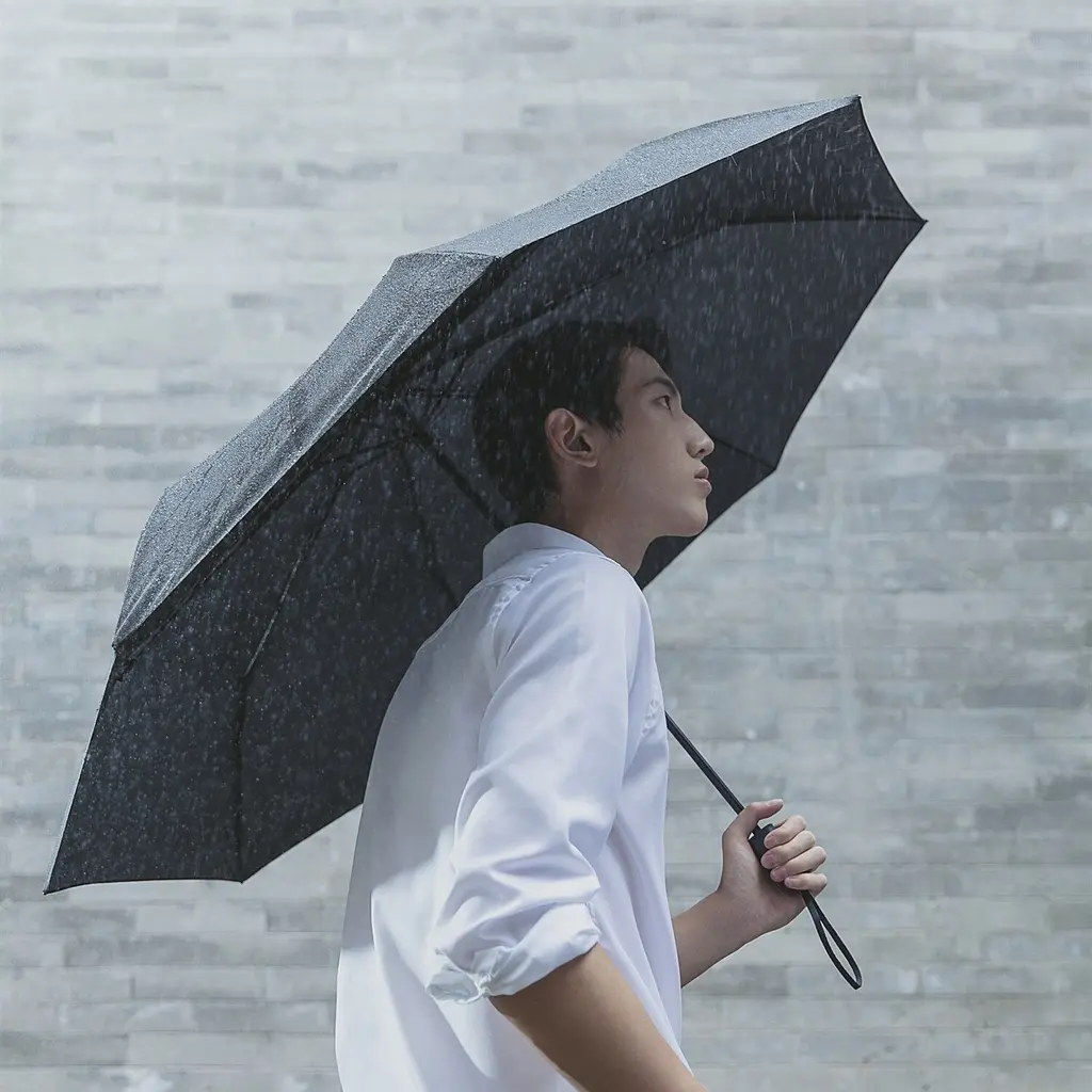 Парасолька Xiaomi RunMi 90 Points All Purpose Umbrella (5052BK) Black - фото 3
