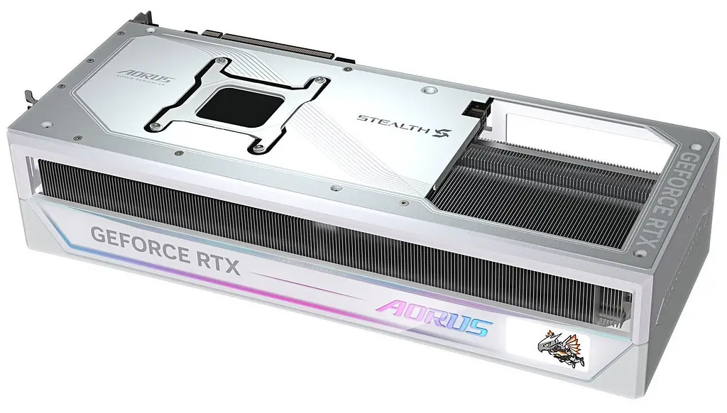 Відеокарта GF RTX 5090 32GB GDDR7 Aorus Stealth Ice Gigabyte (GV-N5090AORUSST ICE-32GD) - фото 7
