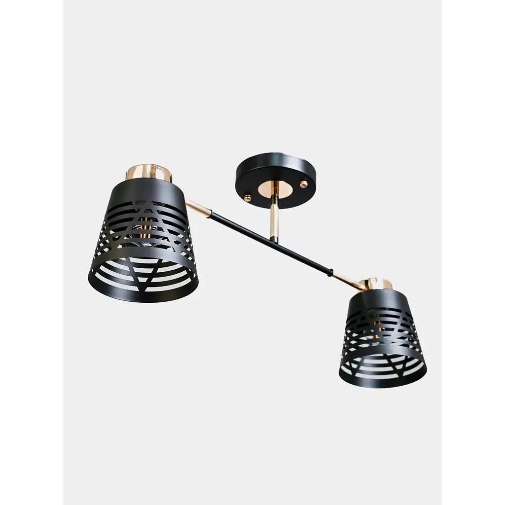 Люстра Brille LK-737C/2 E27 BK+FG - фото 4