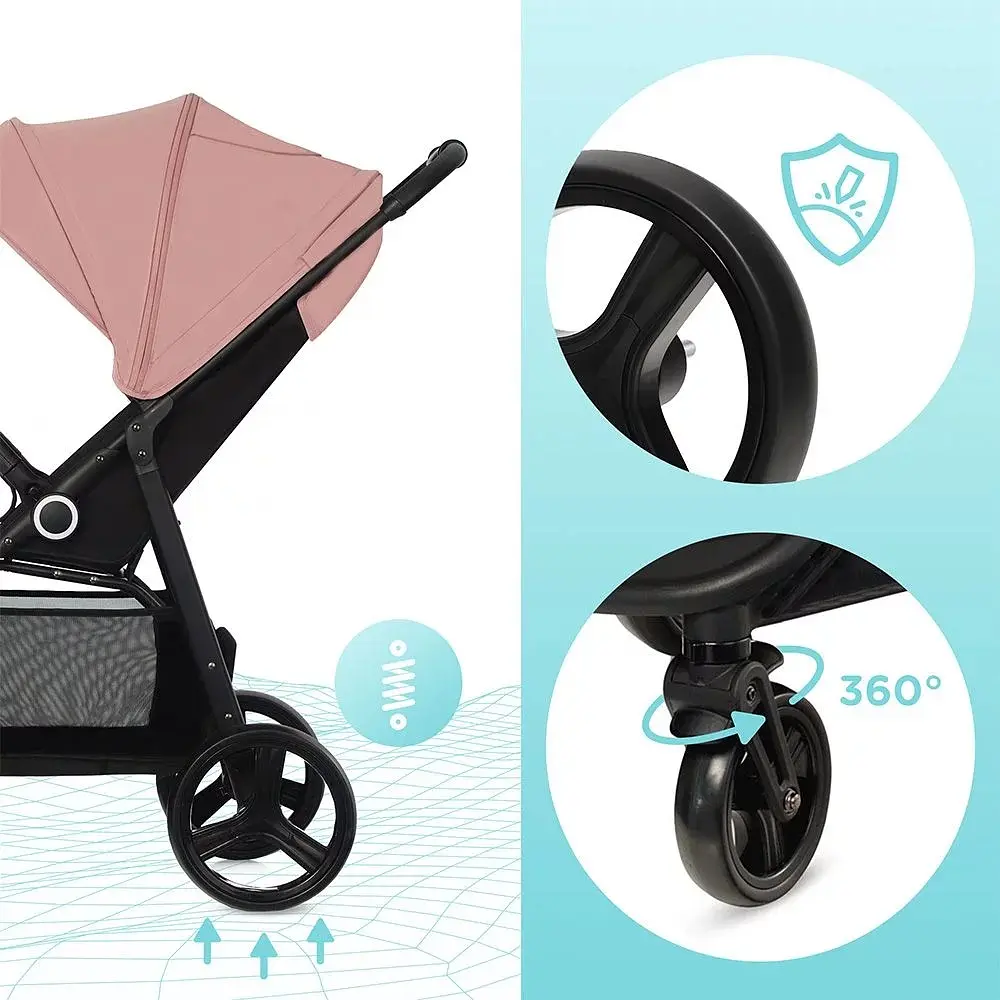 Прогулянкова коляска Kinderkraft Grande Plus, Grey (4443) - фото 10