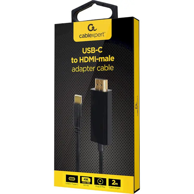 Кабель Cablexpert (A-CM-HDMIM-02) USB Type C - HDMI 2 м - фото 2