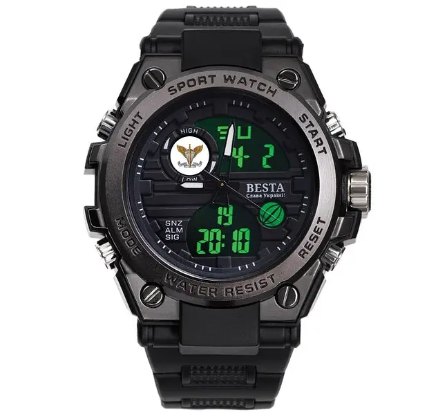 Наручний годинник чоловічий Besta Tattoo Black (2989) - фото 2