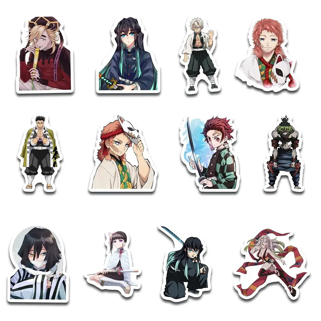 Стикерпак GeekLand Demon Slayer 45 штук (SP GL SD) - фото 3