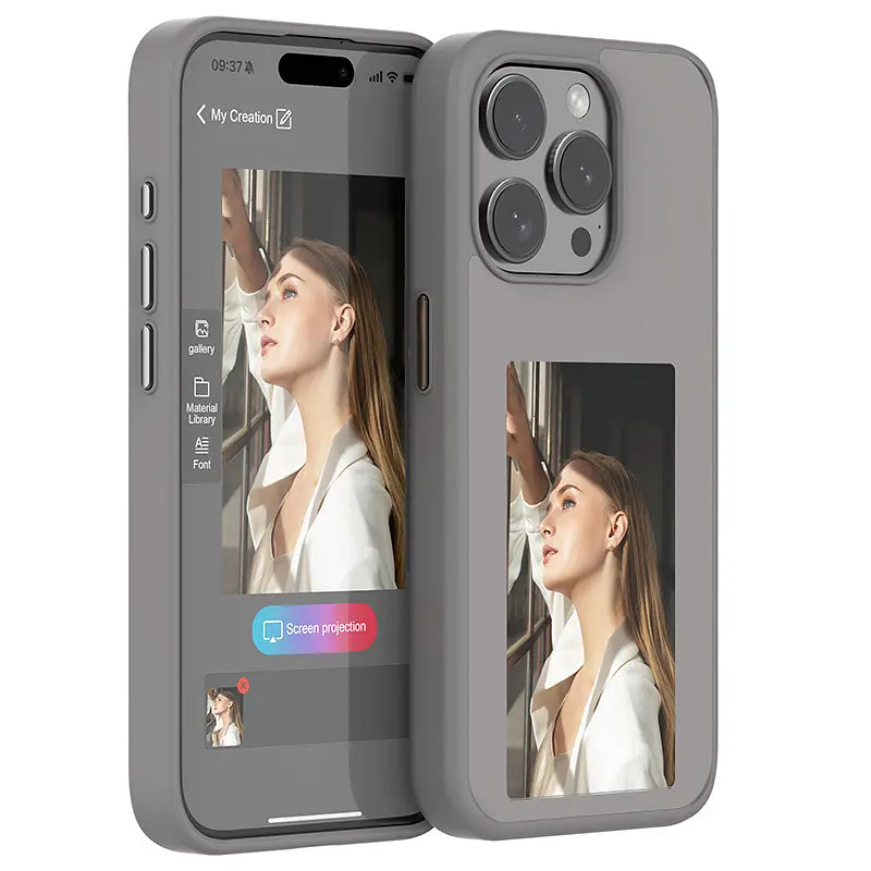 TPU+PC чохол Ink Show 2.0 для Apple iPhone 14 Pro (6.1) Grey - фото 2