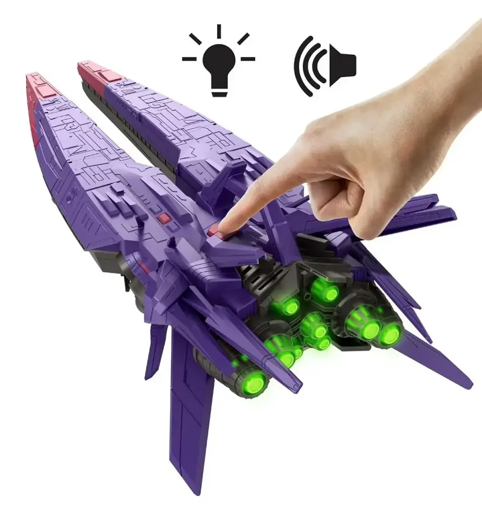 Космічний корабель Зурга Mattel Disney Pixar Lightyear Zurg's Mothership Hyperspeed HJW47 зі світлом і звуком 60 см та фігурка Zyclops (SKU-186) - фото 5