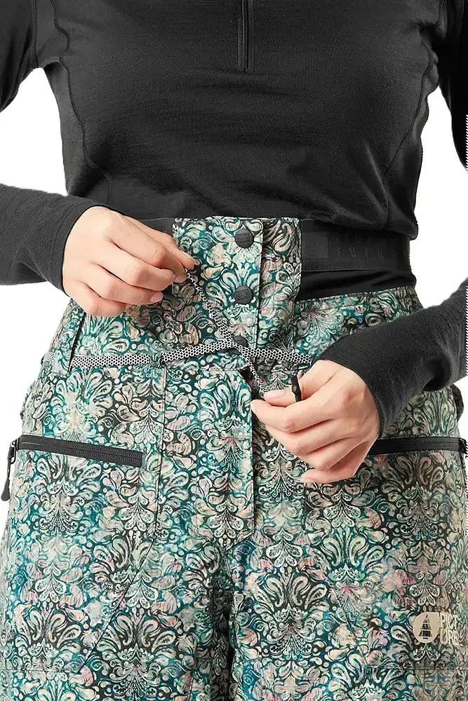 Штаны Picture Organic Treva Printed W 2024 Black/Blue L (1012-WPT107A-L) - фото 4