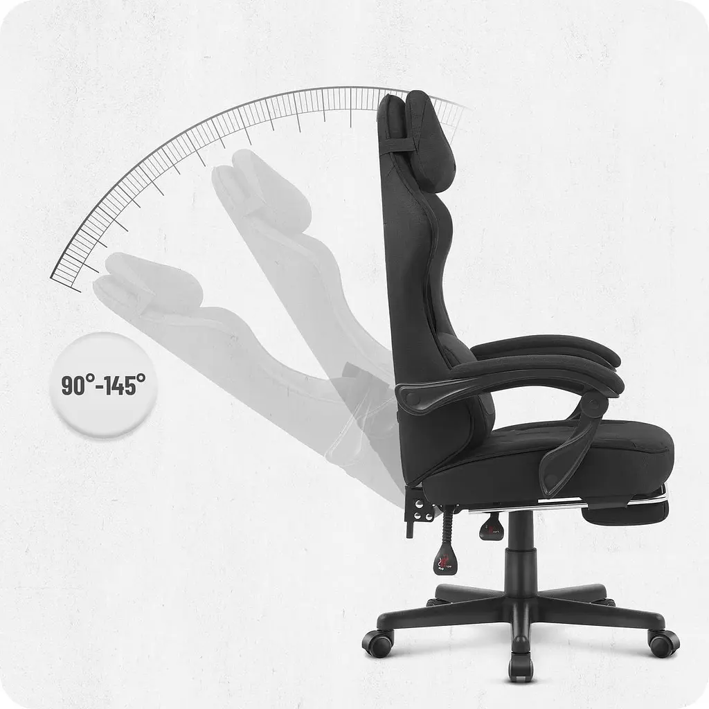 Кресло Cabro C504 Black ткань - фото 6
