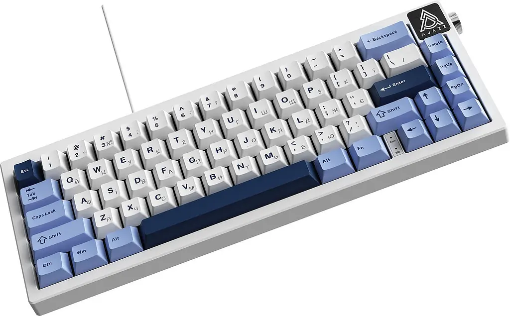Клавиатура Ajazz AK650 Sea Salt switches Blue White Blue (AK650-SS-BWB) - фото 5