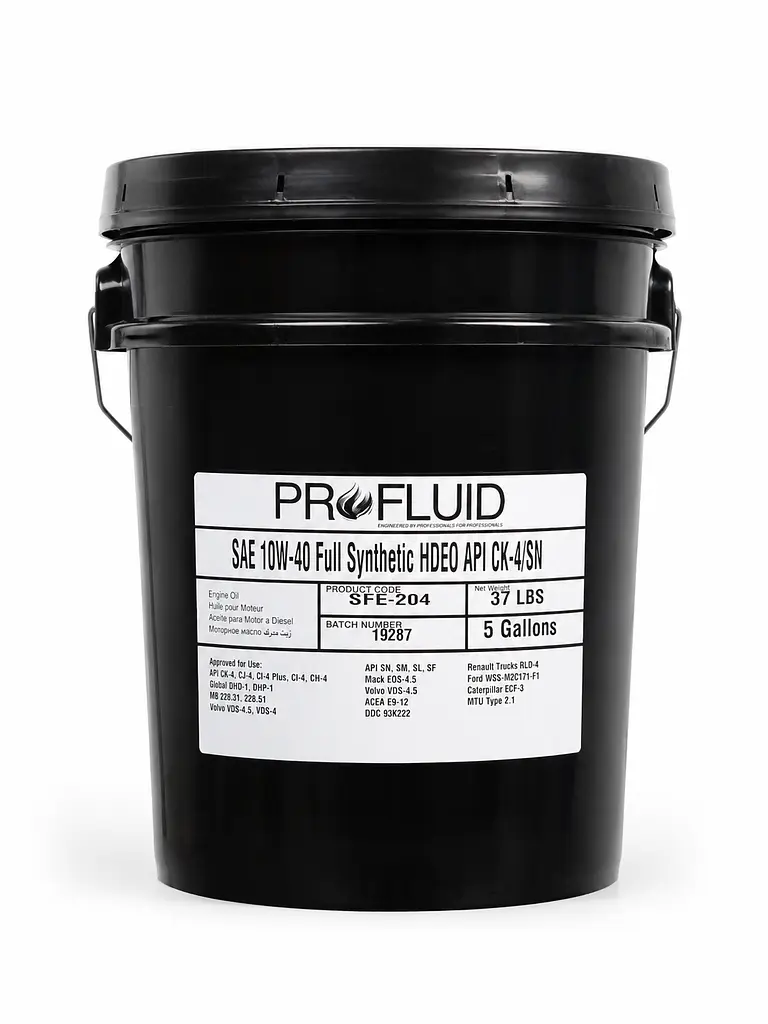 Моторна олива ProFluid Full Synthetic 10W40 CK-4 HDEO, 18,93 л.