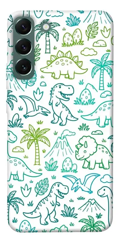 TPU чохол Demsky Dino pattern для Samsung Galaxy S22+